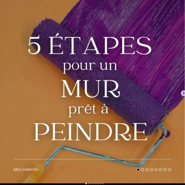 5 étapes pour un mur prêt à peindre